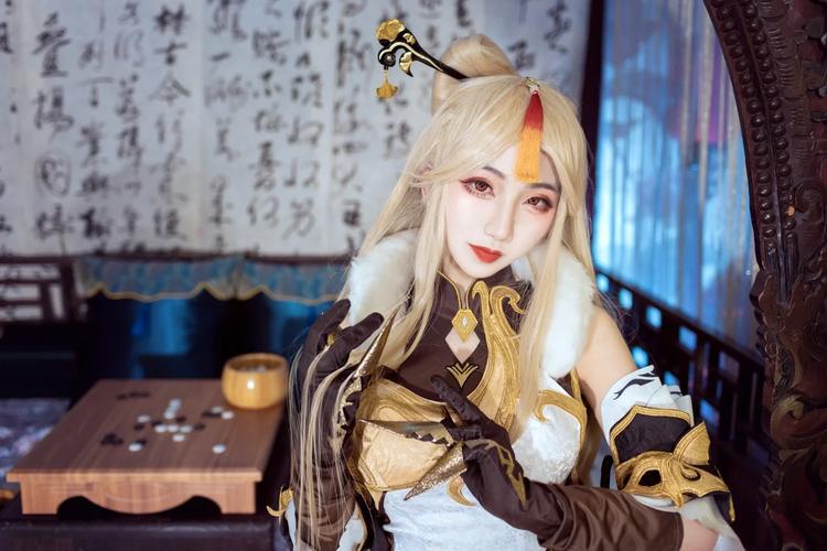 Coser楊衣Yangyi:原神凝光COS超清壁纸
